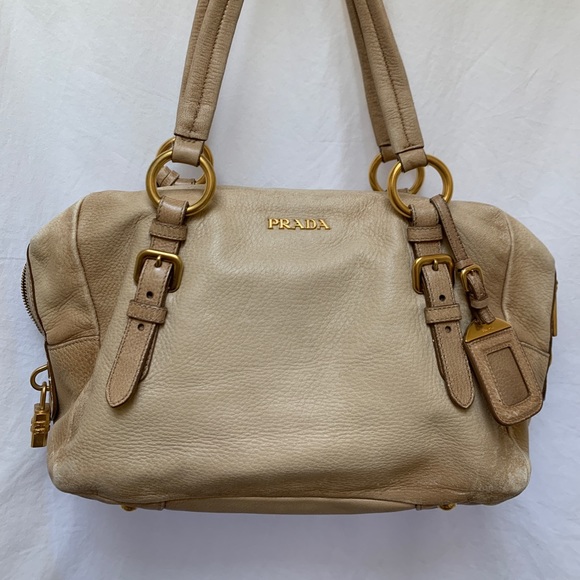 Vintage Authentic Prada Deerskin Hobo Purse - Picture 1 of 9